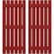 Ekena Millwork Americraft 6-Board, 3 Batten Exterior Real Wood Spaced Board-n-Batten Shutters, ARW401SB623X59BRH, PR ARW401SB623X59BRH - alternate 1